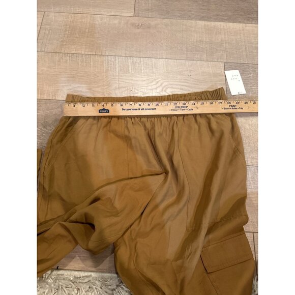 Women's High-Rise Ankle Cargo Pants - a New Day Tan XXL - Picture 4 of 9